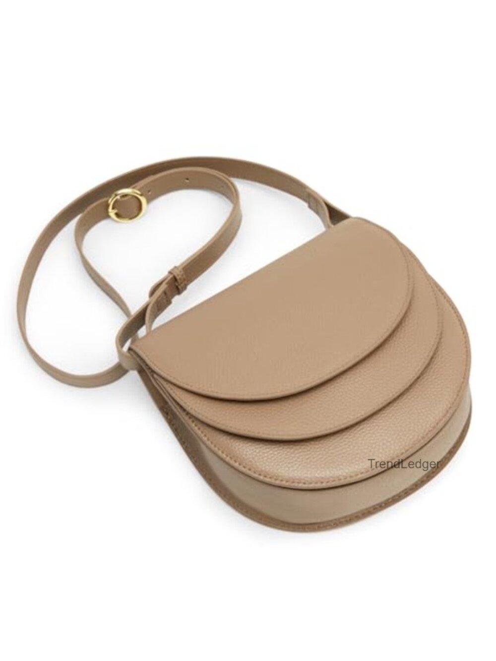 Top Grain Pebbled Cowhide Leather Crossbody Bag Small Shoulder Purse